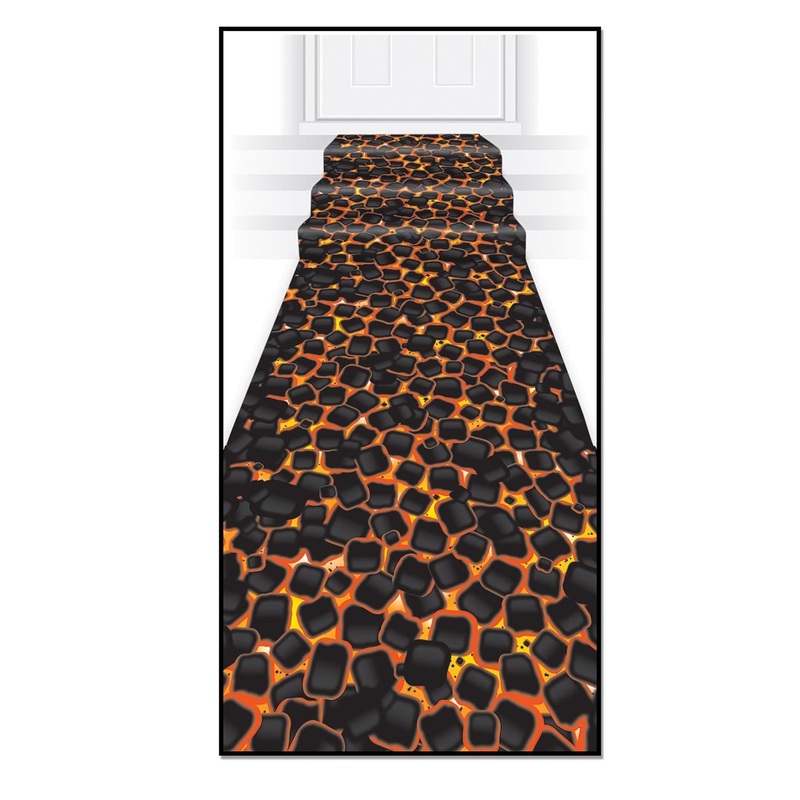6 Pack Beistle Luau Party Hot Coals Runner