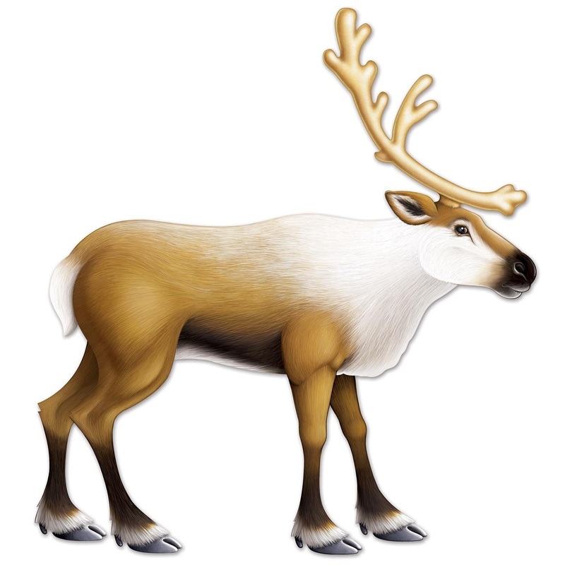 12 Pack Beistle Christmas Jointed Reindeer