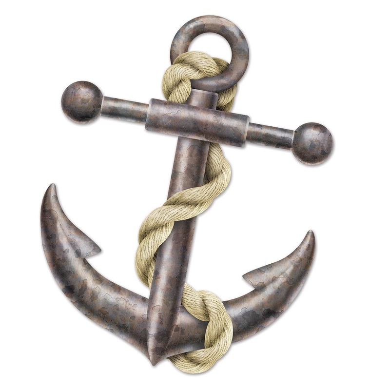 12 Pack Beistle Jointed Anchor Party Decoration