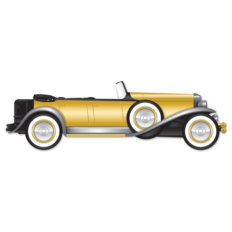 12 Pack Beistle Jointed Roaring 20's Party Roadster