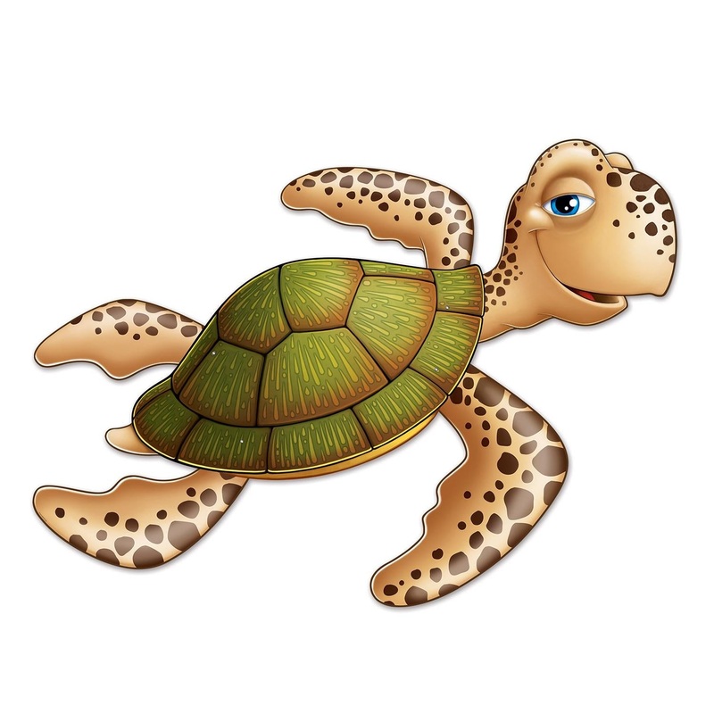 12 Pack Beistle Jointed Sea Turtle Party Decoration