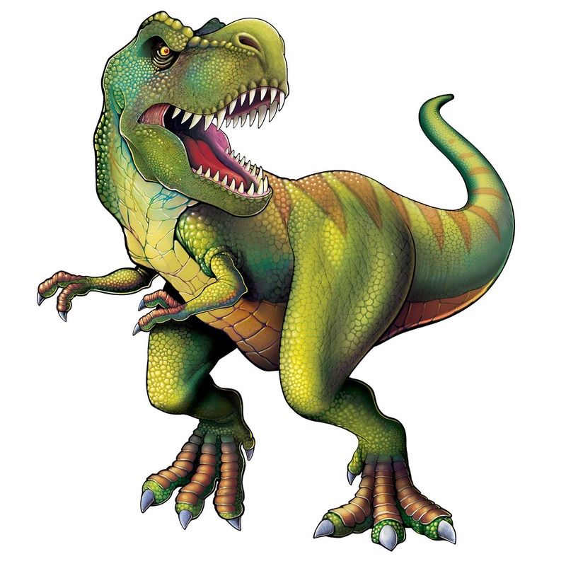 12 Pack Beistle Jointed Tyrannosaurus Party Decoration
