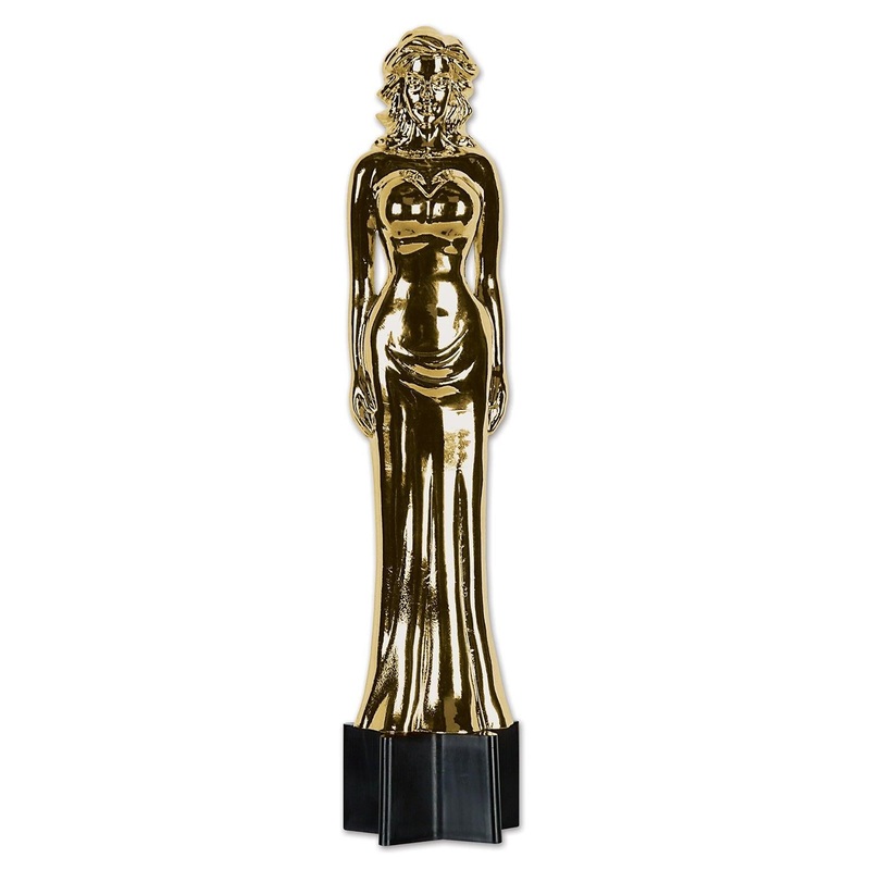 12 Pack Beistle Jtd Awards Night Female Party Statuette Cutout