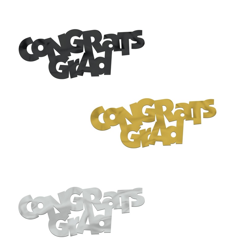 12 Pack Beistle Jumbo Congrats Grad Graduation Party Confetti