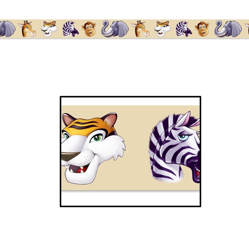 12 Pack Beistle Jungle Animals Party Tape