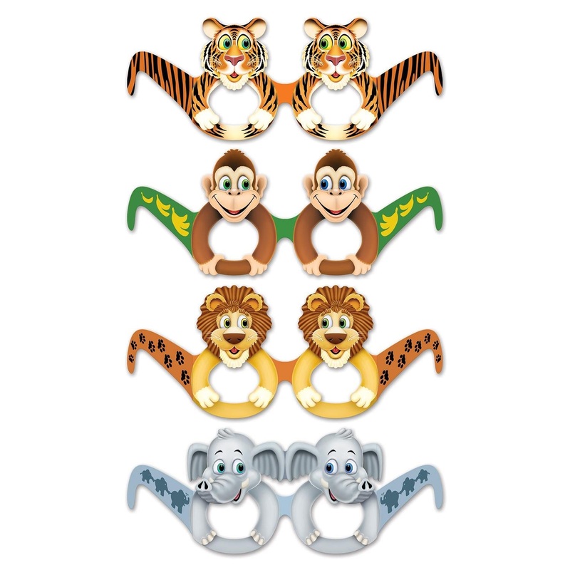 144 Pair Beistle Jungle Animal Eyeglasses
