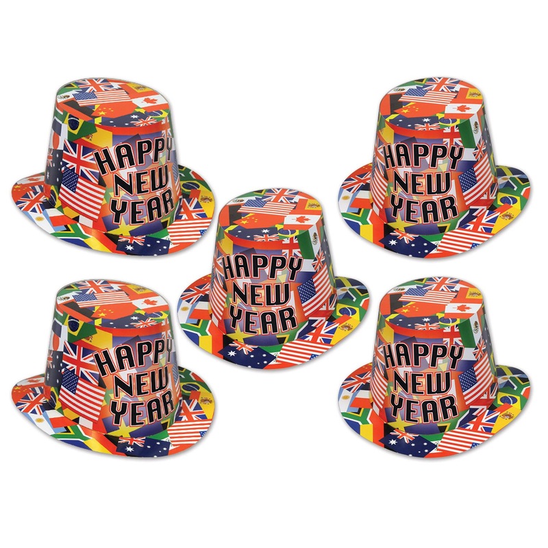 25 Pack Beistle International New Years Party Hi-Hat