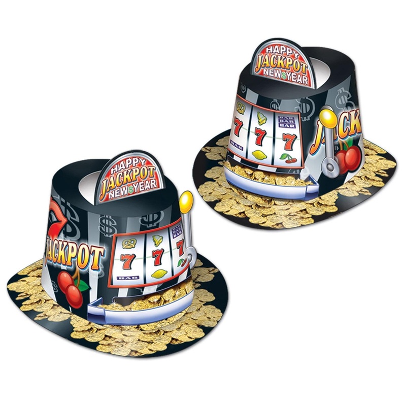 25 Pack Beistle New Year's Eve Jackpot Hi-Hat