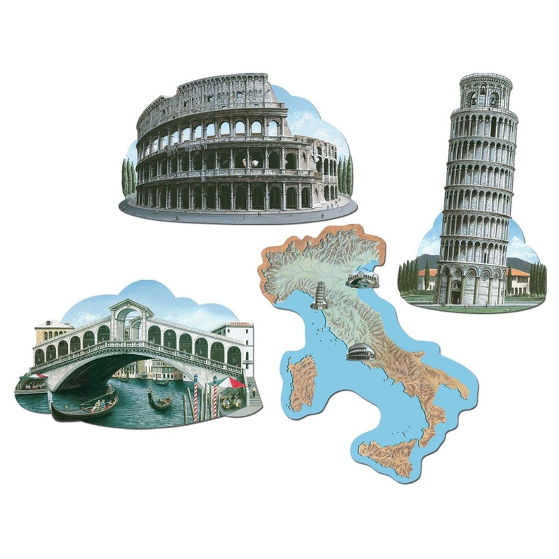 48 Pack Beistle Italian Party Cutouts