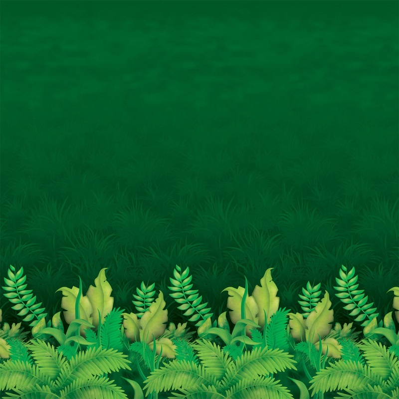 6 Pack Beistle Jungle Foliage Party Backdrop