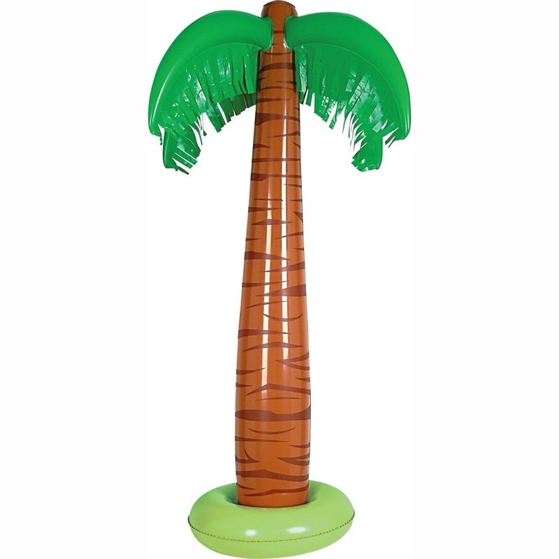 6 Pack Beistle Luau Party Inflatable 34 Inch Palm Tree