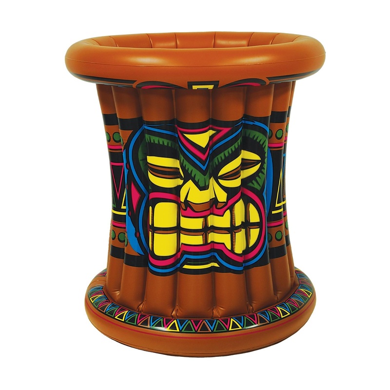 6 Pack Beistle Luau Party Inflatable Tiki Cooler