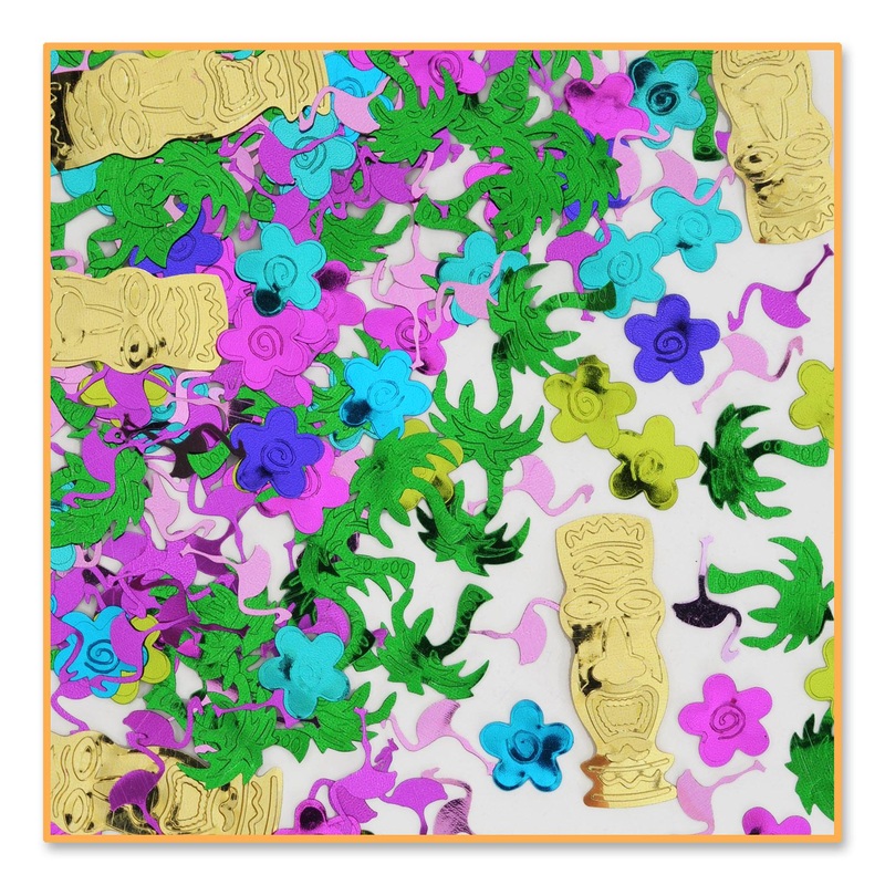 6 Pack Beistle Luau Party Island Party Confetti (0.5 Oz/Pkg)