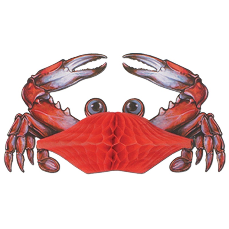 12 Pack Beistle Luau Party Tissue Crab