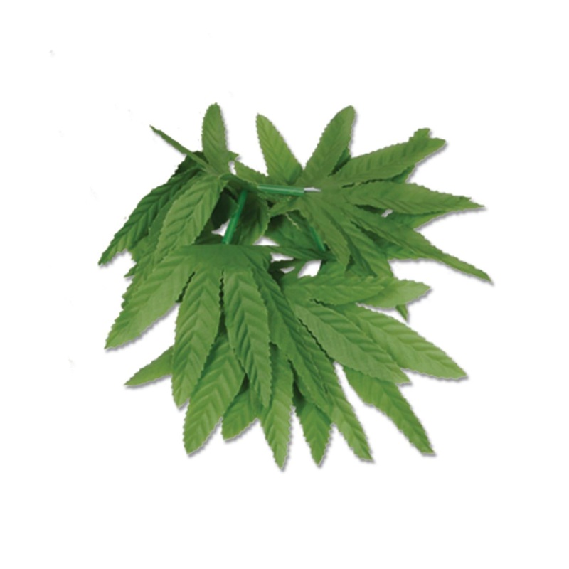 12 Pack Beistle Luau Party Tropical Fern Leaf Wristlet/Anklet