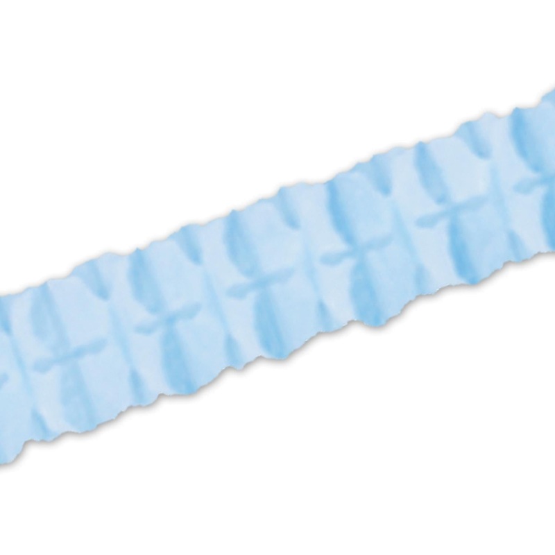 12 Pack Beistle Packaged Party Leaf Garland - Light blue