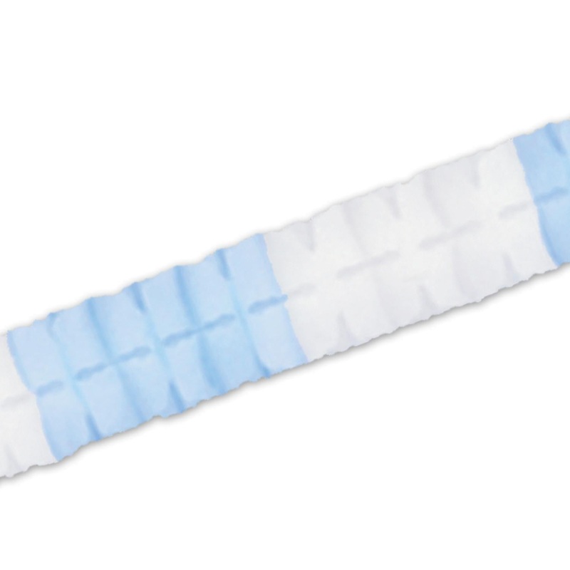 12 Pack Beistle Packaged Party Leaf Garland - Light blue/white