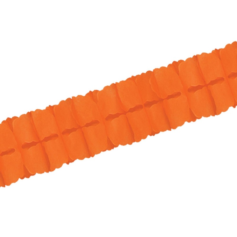 12 Pack Beistle Packaged Party Leaf Garland - orange