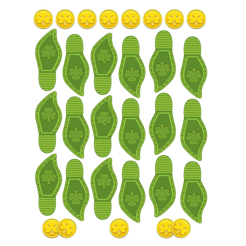 12 Pack Beistle St. Patrick's Day Leprechaun Footprints & Coins PNP