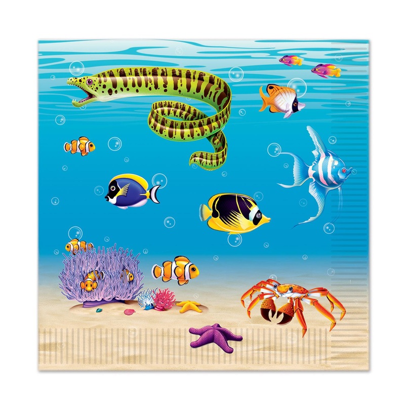 192 Pack Beistle Under The Sea Party Luncheon Napkins