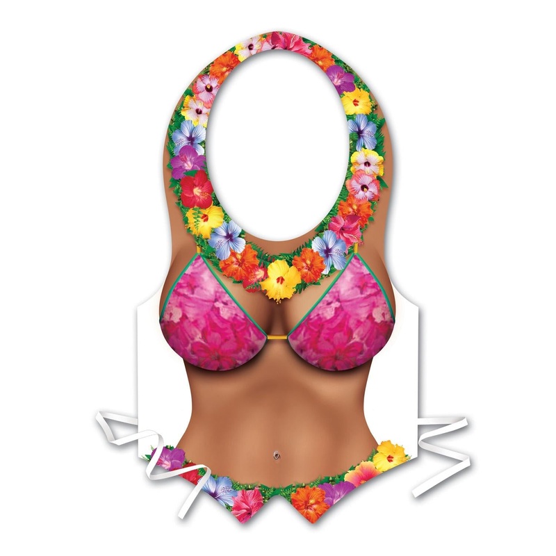 24 Pack Beistle Luau Party Packaged Plastic Beach Babe Vest
