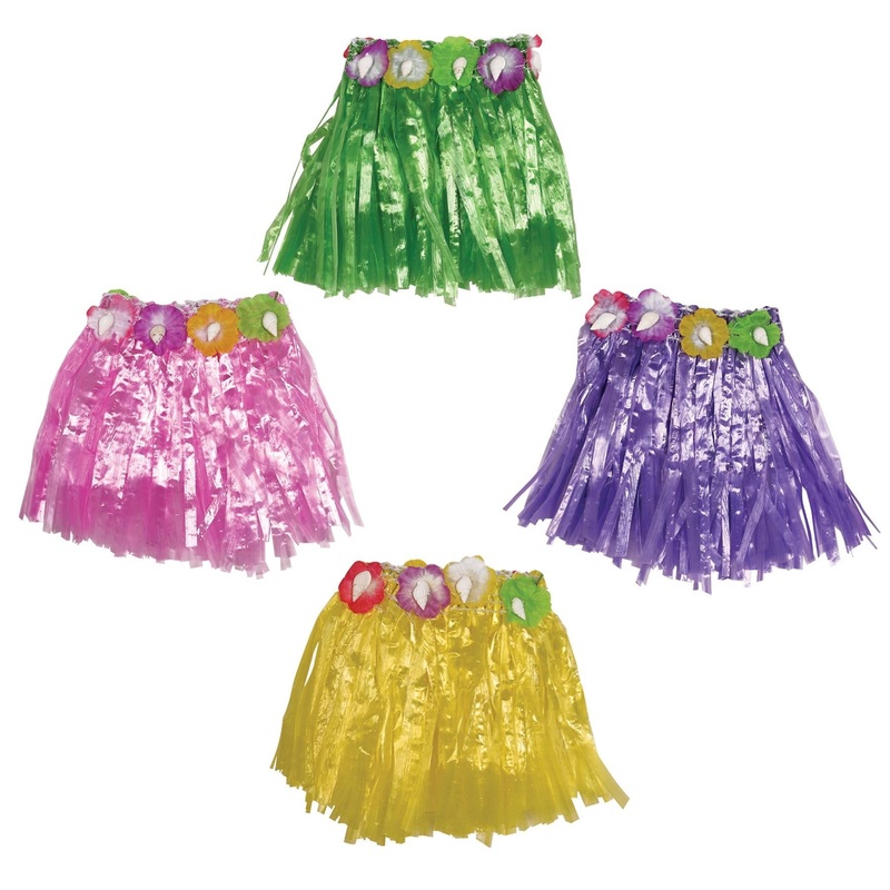 48 Pack Beistle Luau Party Drink Hula Skirts