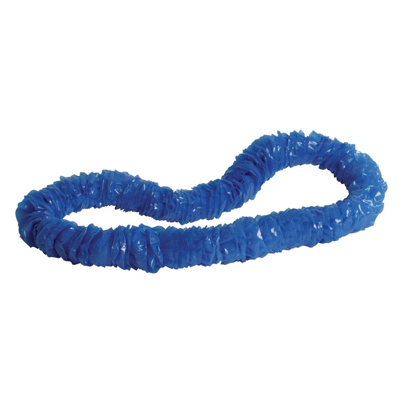 50 Pack Beistle Luau Party Blue Soft-Twist Poly Leis with Labeled Box