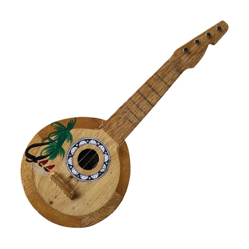 6 Pack Beistle Luau Party Coconut Ukulele