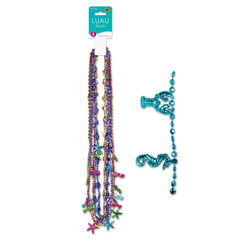 72 Pack Beistle Luau Bead Necklaces