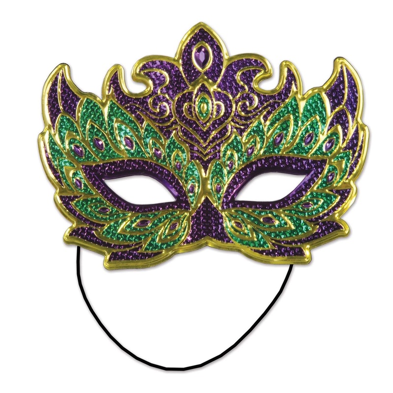 12 Pack Beistle Mardi Gras Costume Mask
