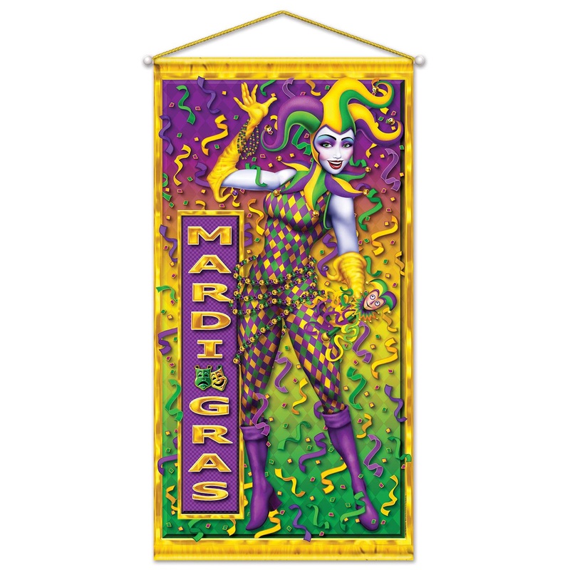 12 Pack Beistle Mardi Gras Door/Wall Panel