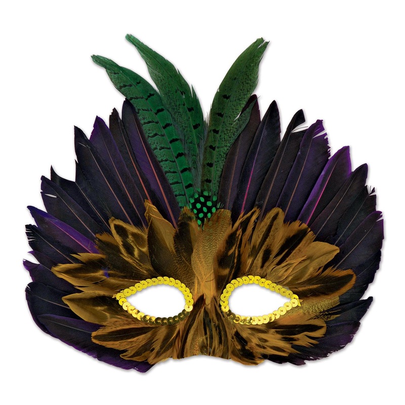 12 Pack Beistle Mardi Gras Mask