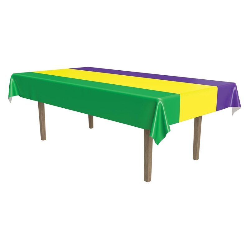 12 Pack Beistle Mardi Gras Tablecover