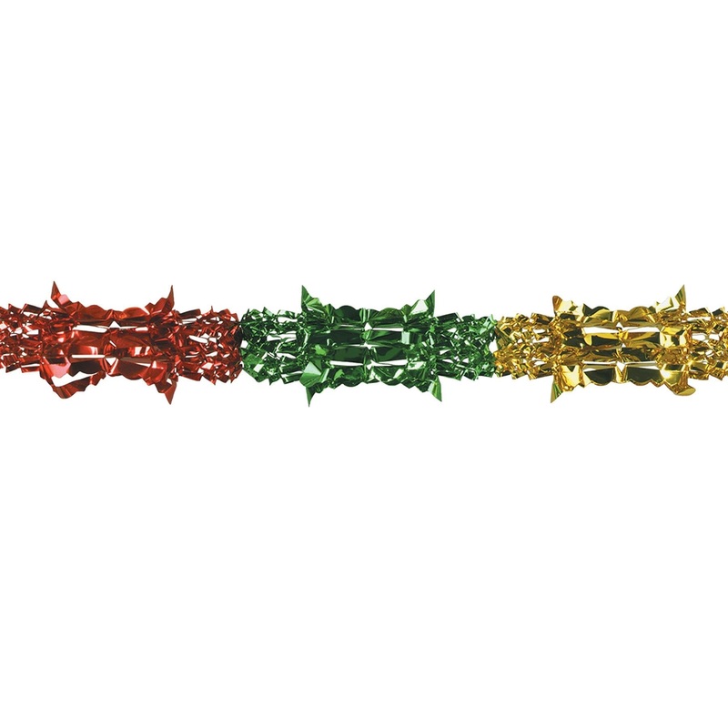 12 Pack Beistle Metallic Party Garland - multi-color
