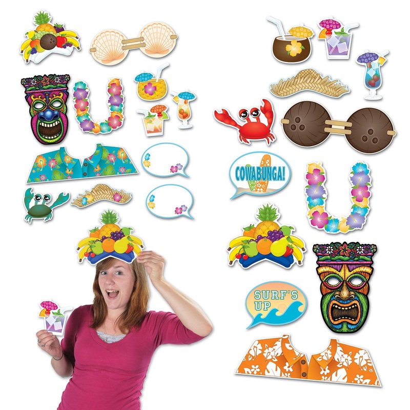 144 Pack Beistle Luau Photo Fun Signs