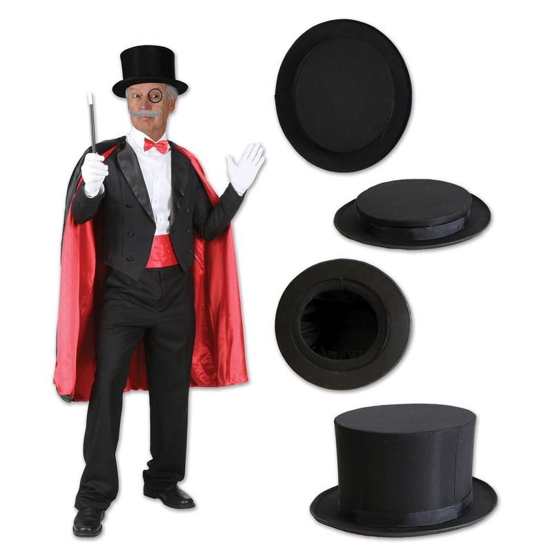 6 Pack Beistle Magic Top Hat