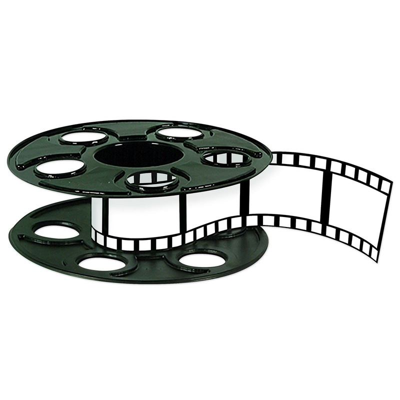 12 Pack Beistle Movie Reel with Filmstrip Party Centerpiece