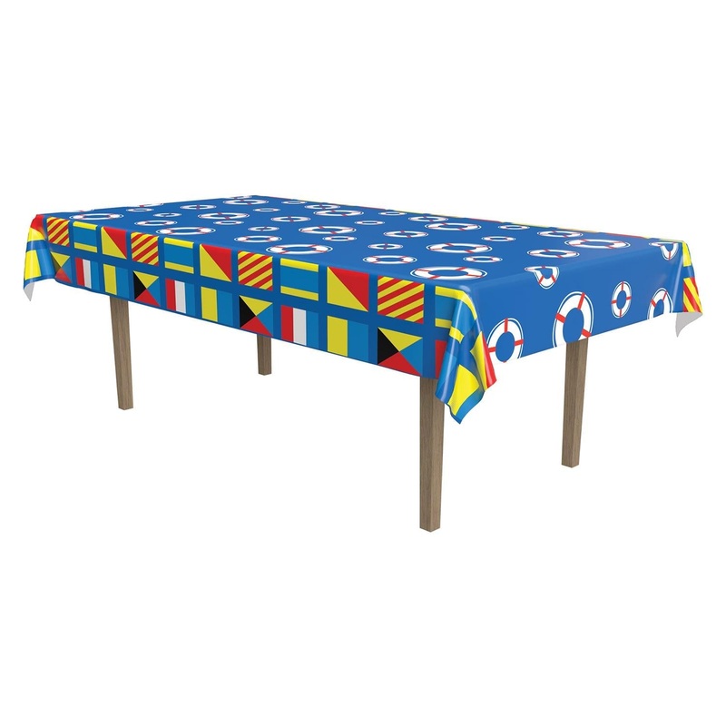 12 Pack Beistle Nautical Party Tablecover