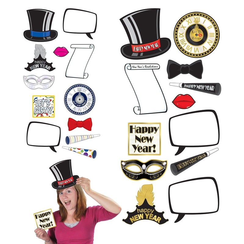 144 Pack Beistle New Year Photo Fun Signs