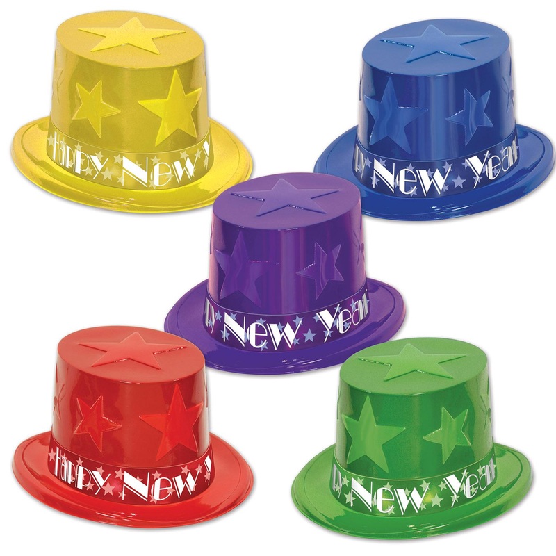 25 Pack Beistle New Year Star Topper Hats