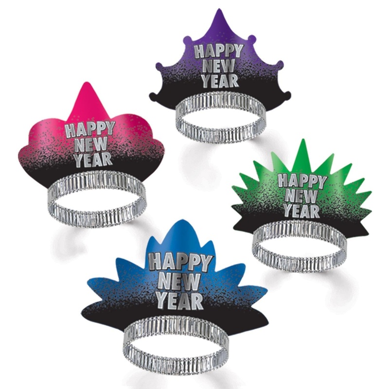 50 Pack Beistle New Year Resolution Tiara