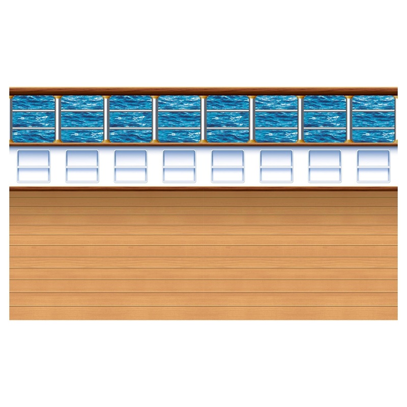 6 Pack Beistle Cruise Ship Deck Party Backdrop