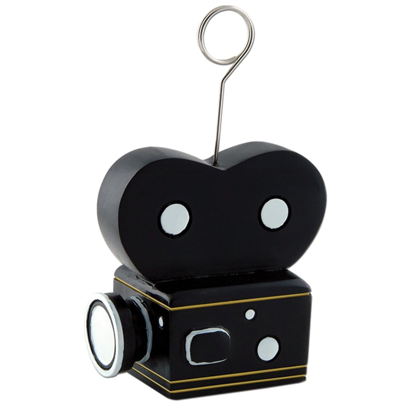 6 Pack Beistle Movie Camera Photo/Balloon Holder