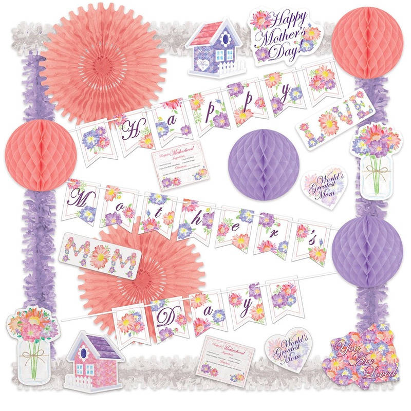 Beistle 23 Piece Mother's Day Decorating Kit