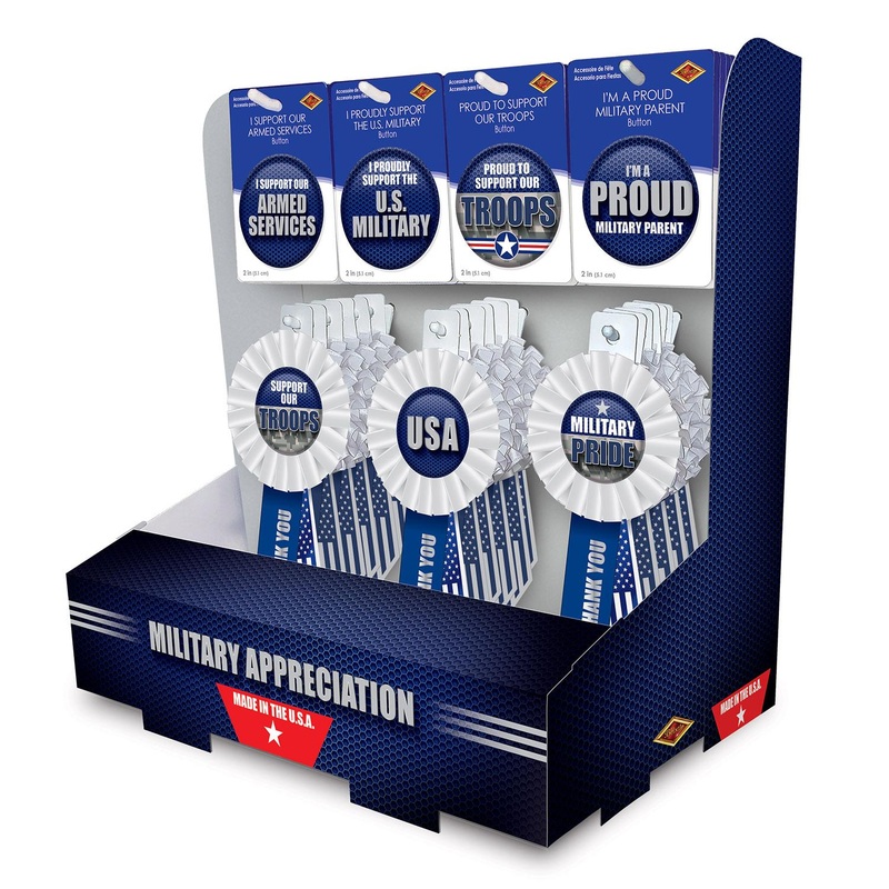 Beistle 54 Piece Air Force Military Appreciation Counter Display