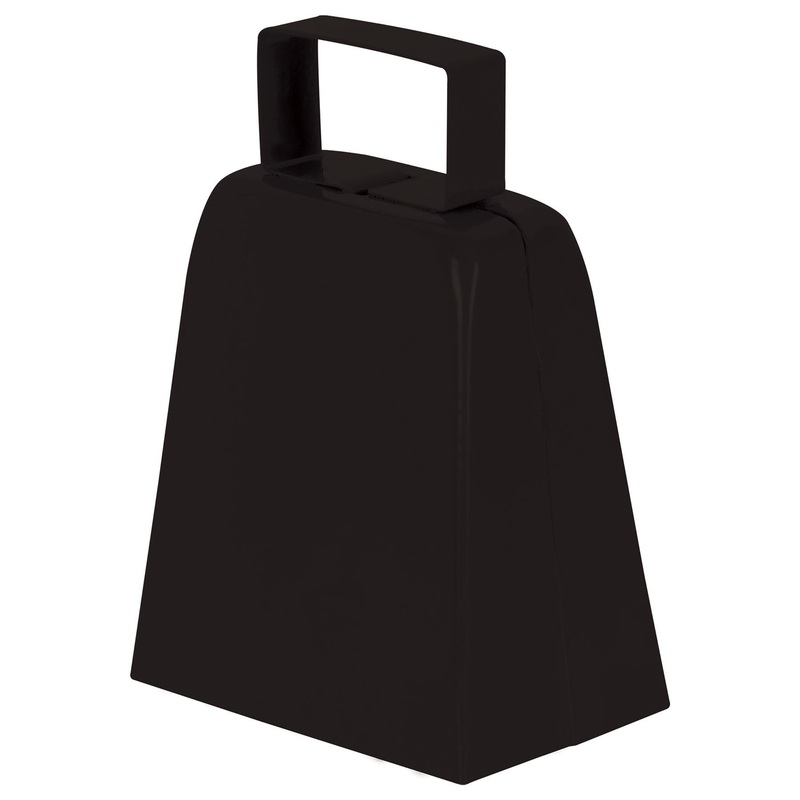12 Pack Beistle Party Cowbells - black
