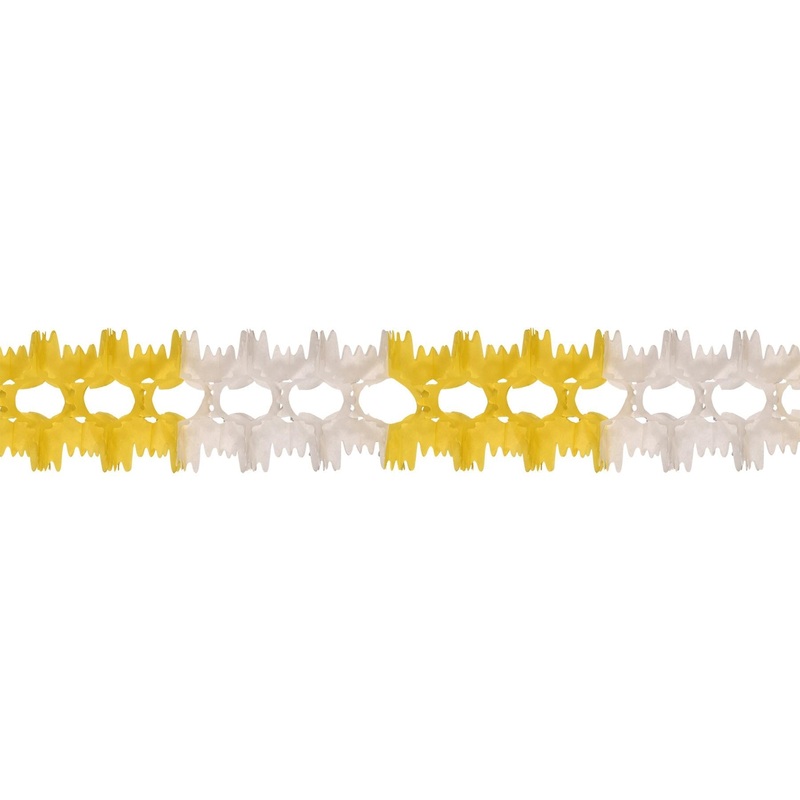 12 Pack Beistle Party Pageant Garland - canary/white