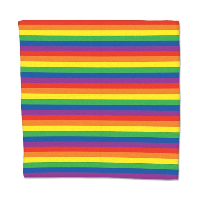 12 Pack Beistle Rainbow Party Bandana
