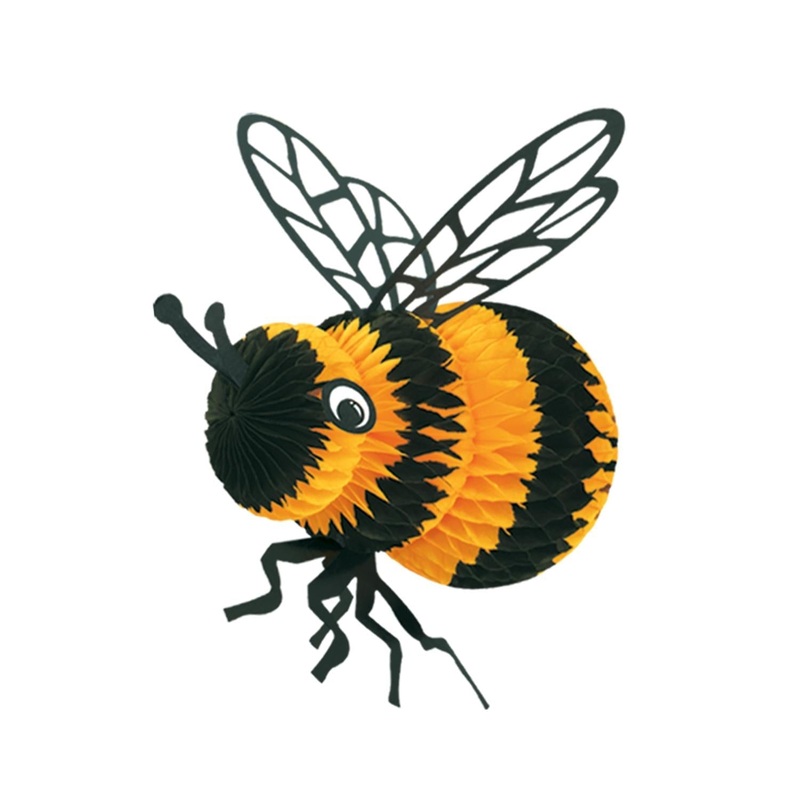 12 Piece Beistle Tissue Bee Decoration