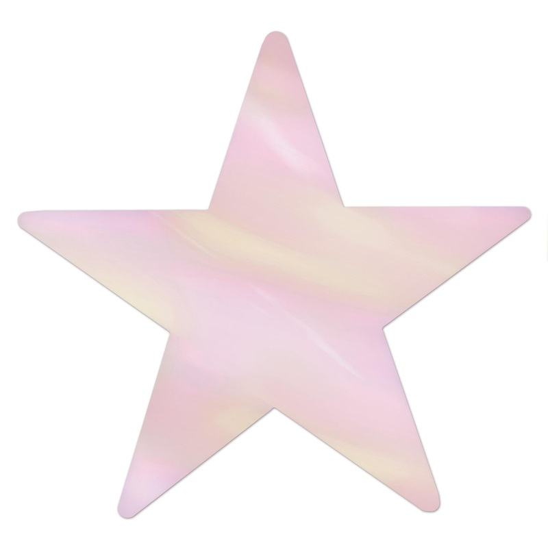 144 Pack Beistle Metallic Star Party Cutouts opalescent